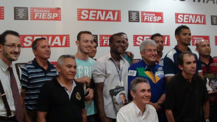 Marcos Pontes, palestra, SENAI, Aeroclube de Bauru, astronauta,evento, 8º aniversário , Missão Centenário,  bastidores,Bauru, confraternização, entrevista, fotos, vídeo