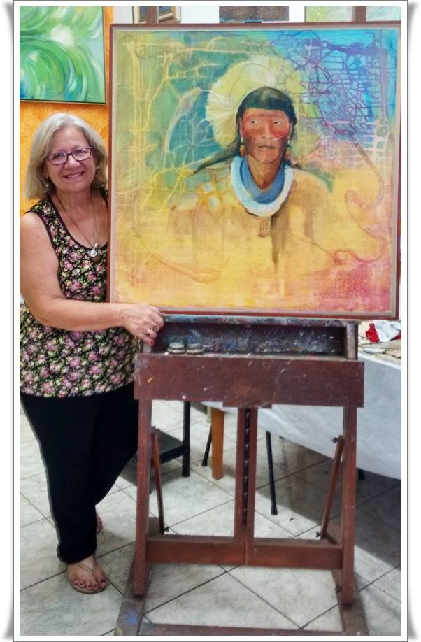 beatriz papassoni, atelier, índio