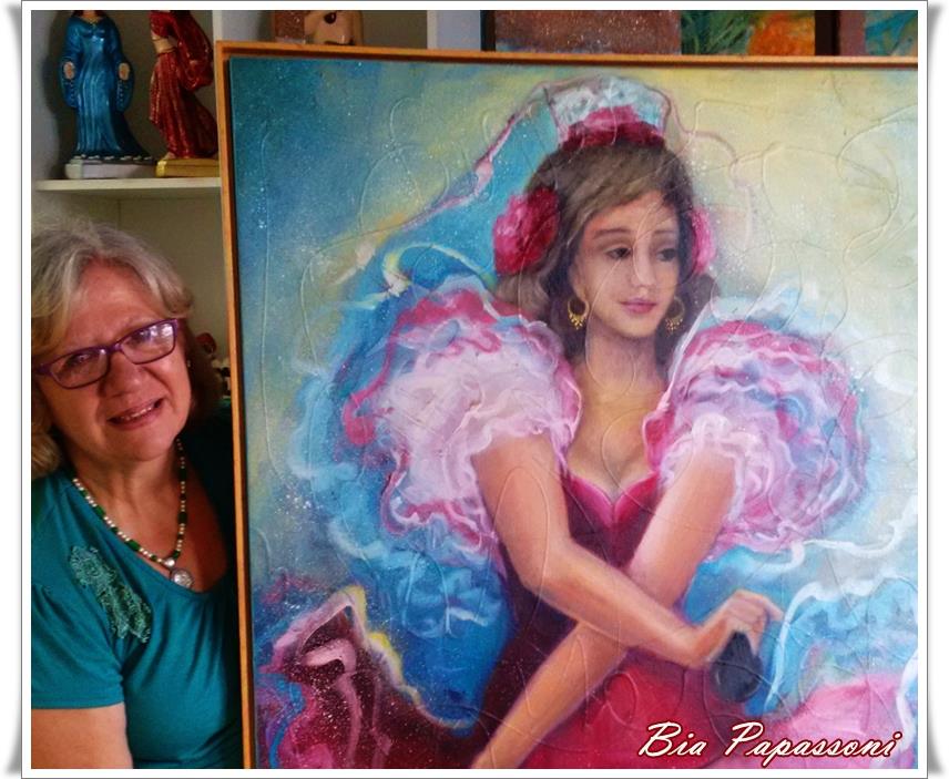 beatriz papassoni, atelier, garota de rosa