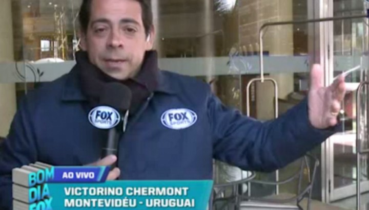 Victorino Chermont, da Fox, estava no avião.